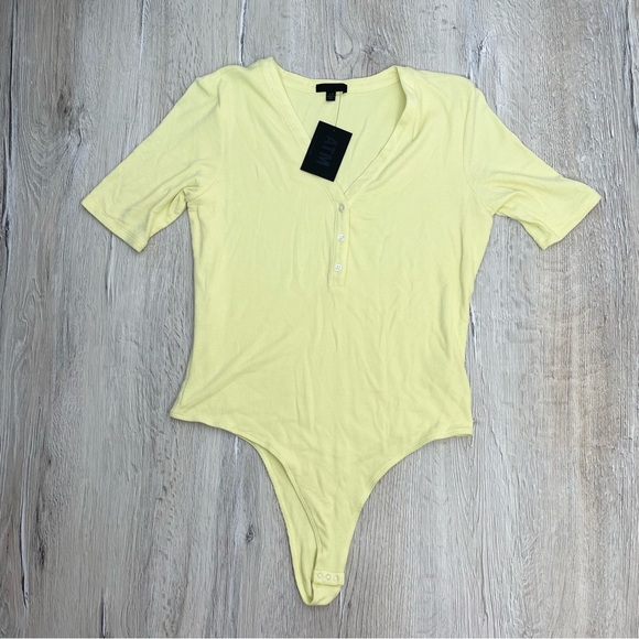 ATM Yellow Short Sleeve Bodysuit - Picture 8 of 8